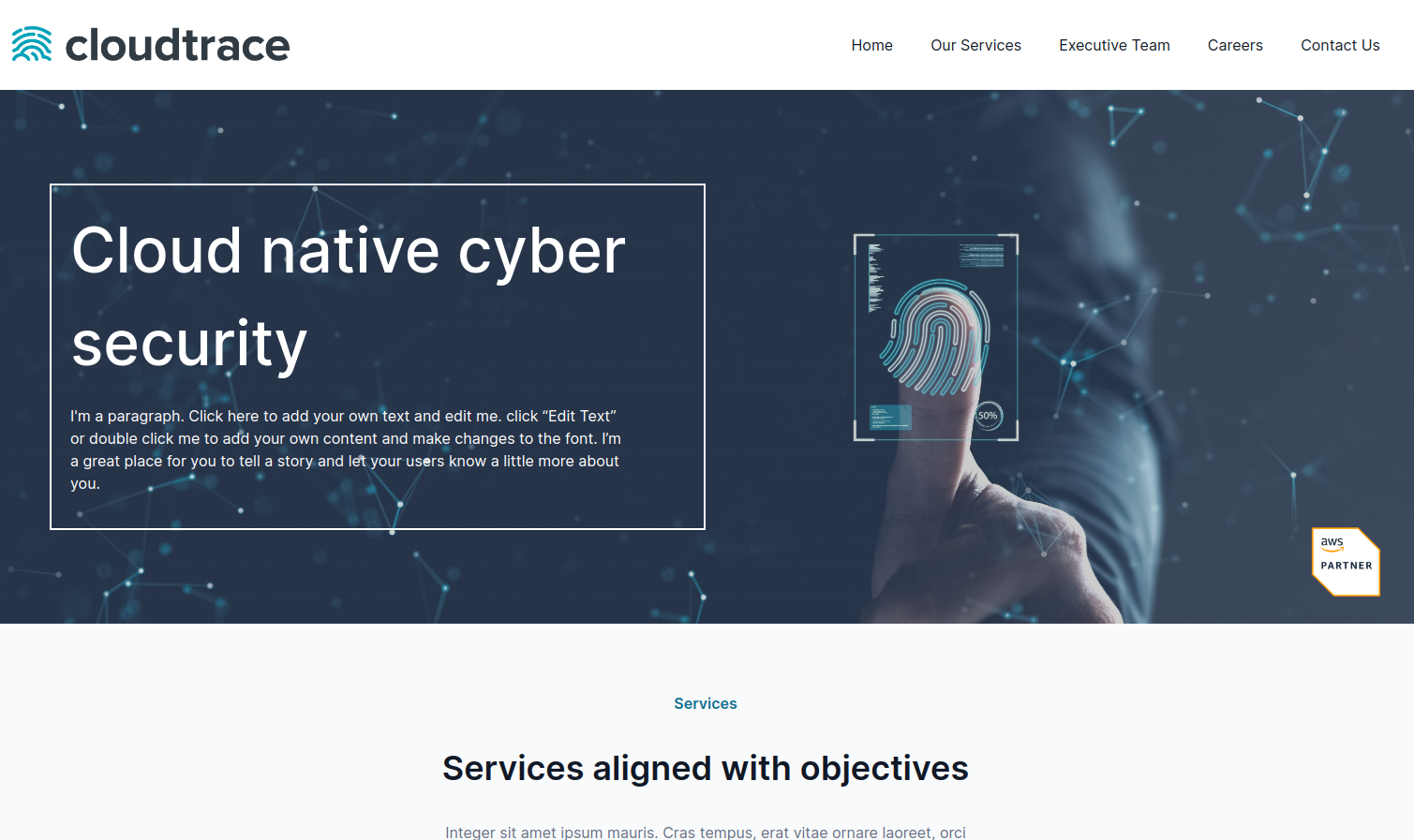 Static site build for cybersecurity consultancy
